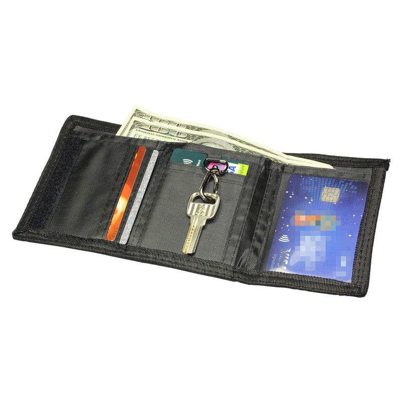 JONYEE Kids Wallet for Boys and Girls, Novelty Wallet for Boys Ages 5-7, Camo Teen Wallet for Kids Birthday Gifts (Dark Grey Mosaic) - Image 2